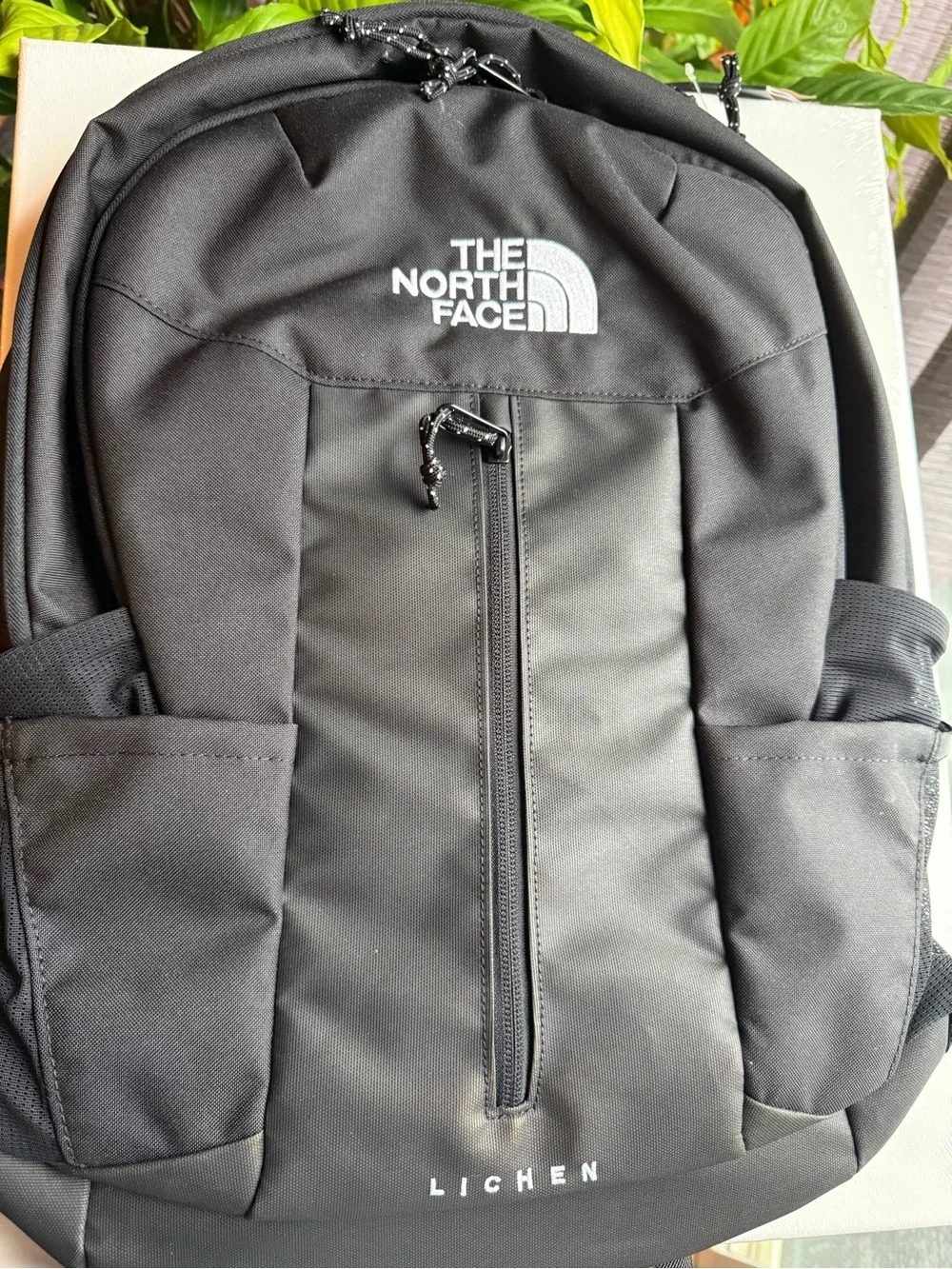 NWT The North Face Lichen Daypack Backpack Black Laptop RFID
